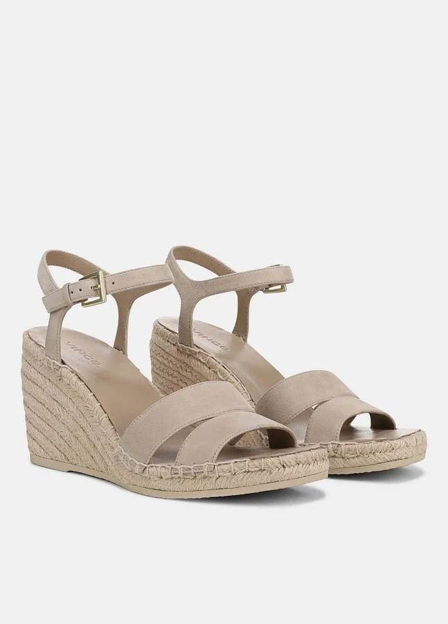 Gwen Suede Espadrille Wedge Sandals - Image 2