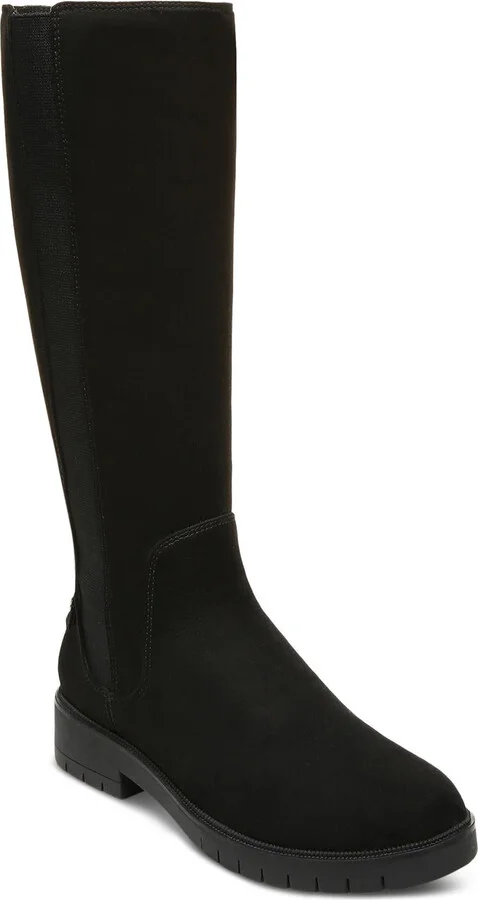 Gwynn Womens Faux Leather Casual Knee-High Boots