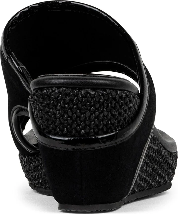 Gyer Leather Wedge Sandal - Image 11