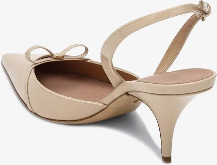 Gylla 70 Patent Leather Slingback Pumps - Image 3