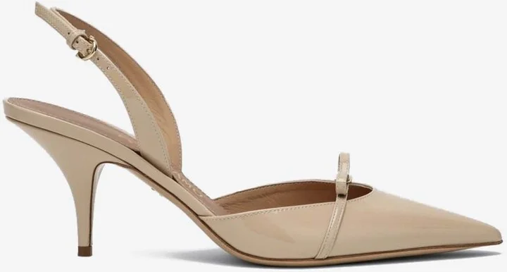 Gylla 70 Patent Leather Slingback Pumps