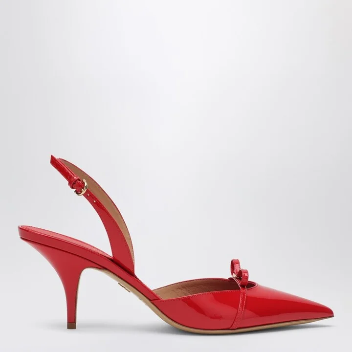 Gylla 70 Slingback in flame red