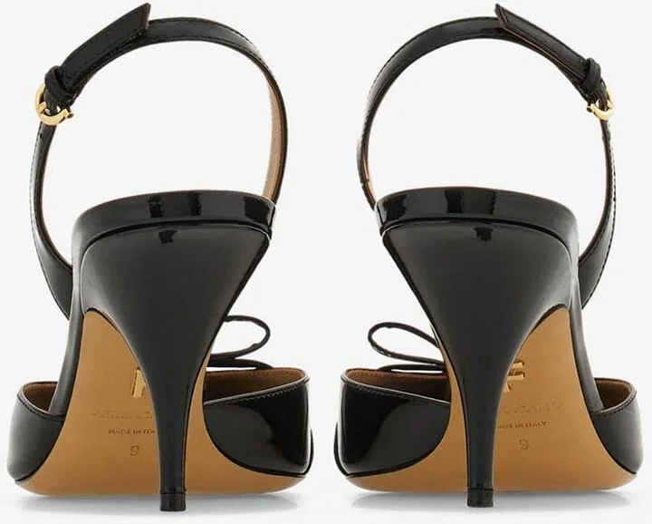 Gylla 70 Slingback Leather Pumps - Image 2
