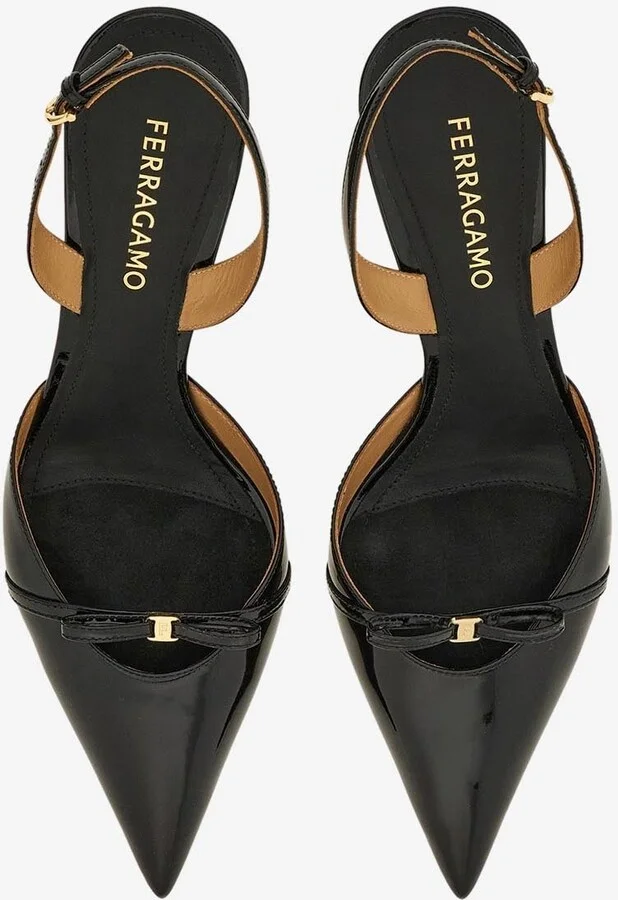 Gylla 70 Slingback Leather Pumps - Image 3