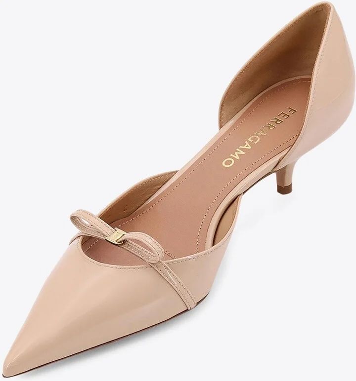 Gyoia 40 Mini Bow Patent Leather Pumps - Image 3