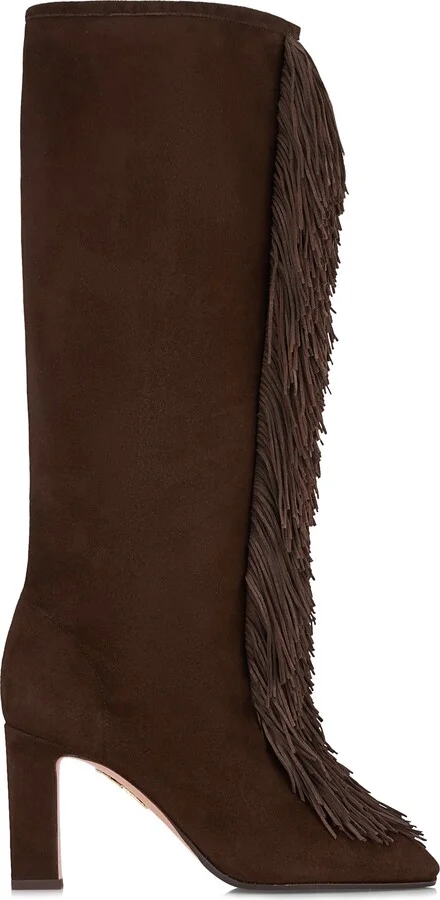 Gytane Fringe Front Knee High Boot - Image 3