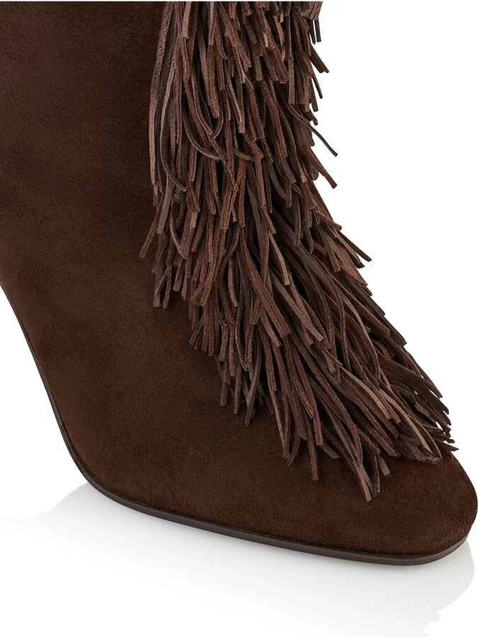 Gytane Fringe Front Knee High Boot - Image 4