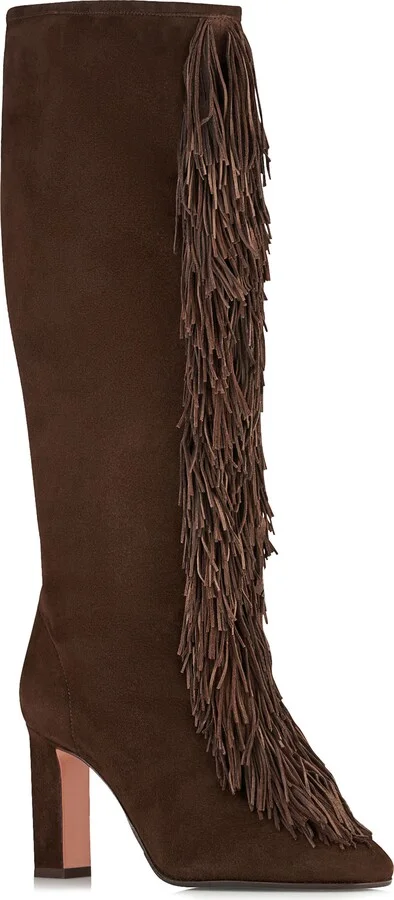 Gytane Fringe Front Knee High Boot