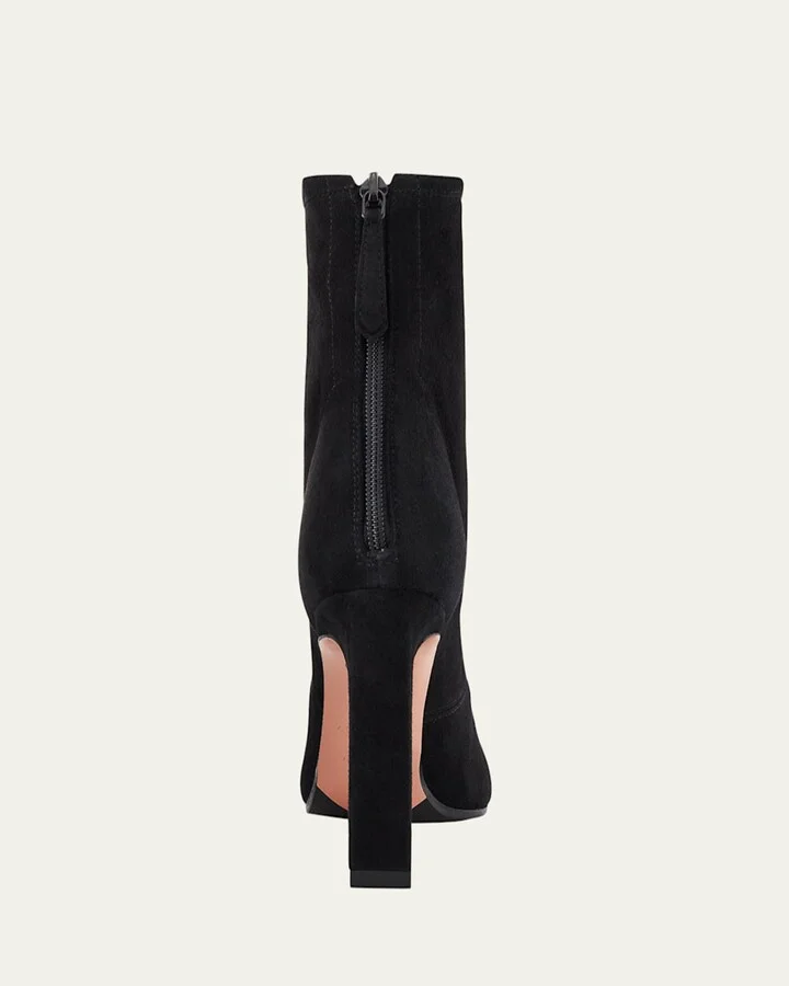 Gytane Fringe Suede Ankle Booties - Image 9