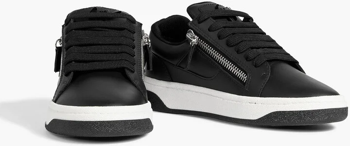 GZ 94 zip-detailed leather sneakers - Image 2