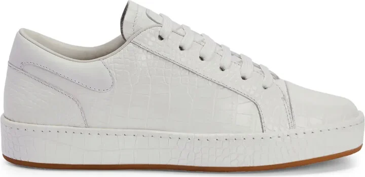 GZ-City crocodile-embossed sneakers