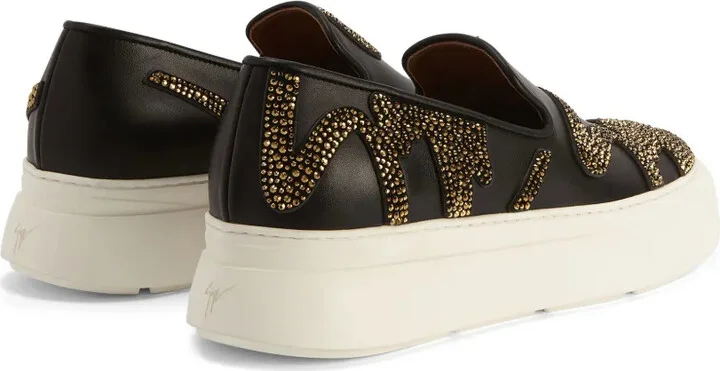 Gz Mike Sign leather slip-on sneakers - Image 3