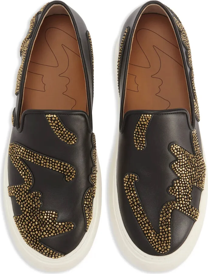 Gz Mike Sign leather slip-on sneakers - Image 4