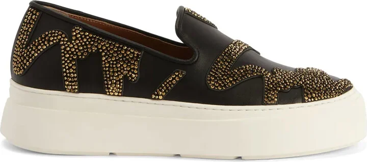 Gz Mike Sign leather slip-on sneakers