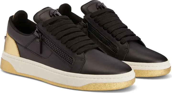 GZ94 branded-counter leather sneakers - Image 2
