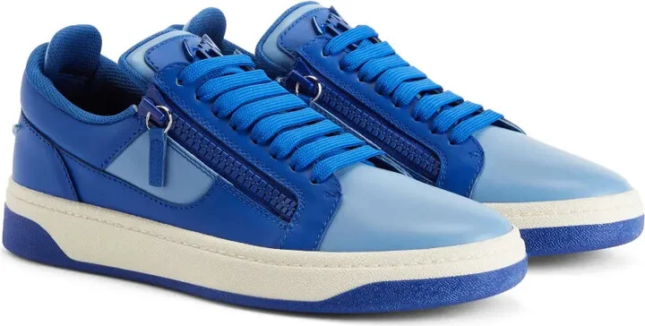 Gz94 colour-block leather sneakers - Image 2