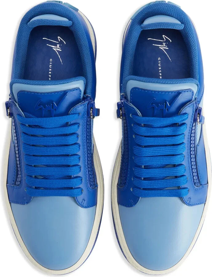 Gz94 colour-block leather sneakers - Image 4