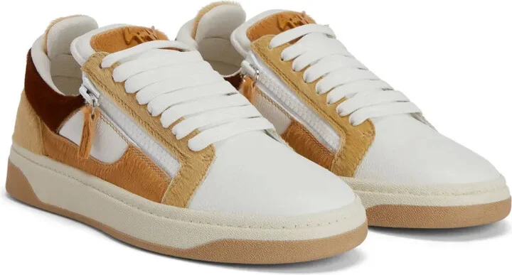 Gz94 colour-block leather sneakers - Image 2