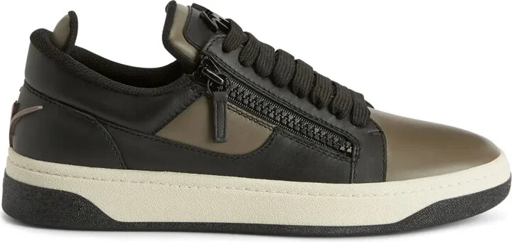 Gz94 colour-block leather sneakers