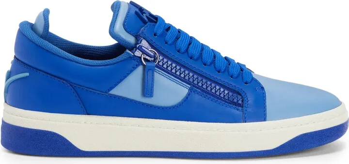 Gz94 colour-block leather sneakers
