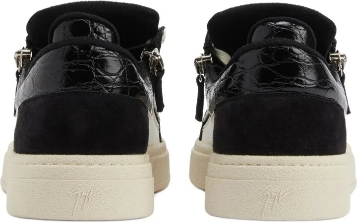 Gz94 crocodile-effect zip-detail sneakers - Image 2