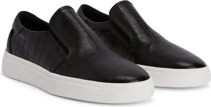 Gz94 crocodile-embossed leather sneakers - Image 2
