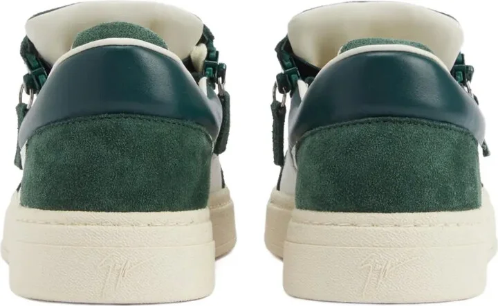 Gz94 Frankie zip-detail suede trainers - Image 2