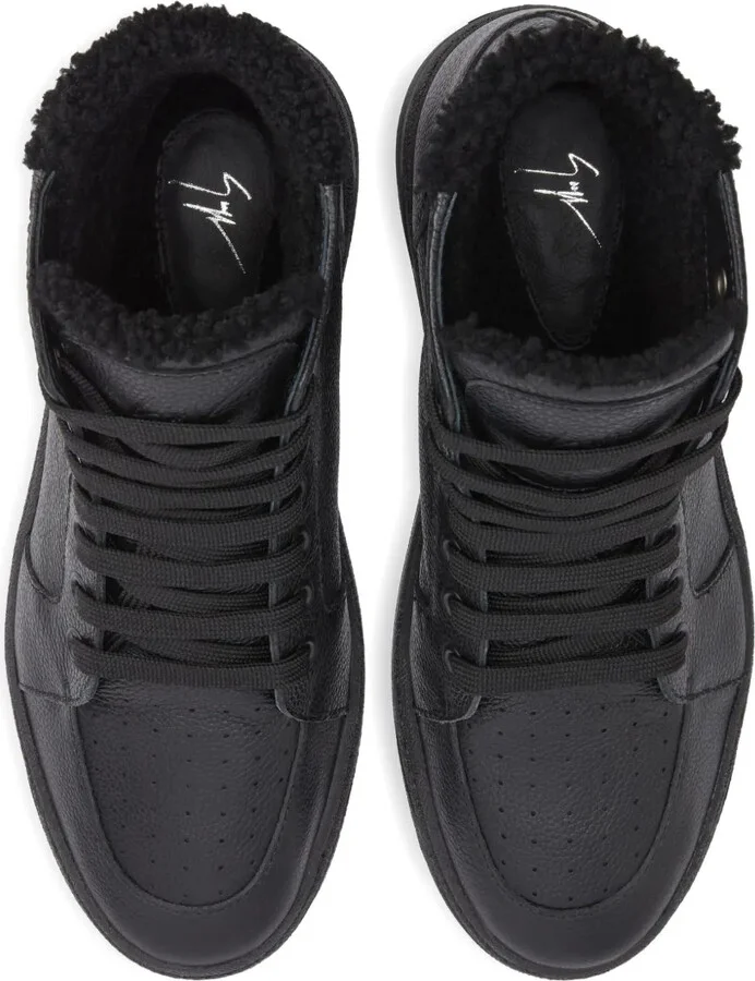 Gz94 high-top shearling sneakers - Image 3