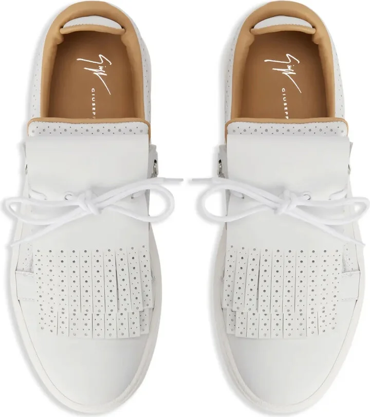 GZ94 kiltie low-top leather trainers - Image 4