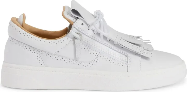 GZ94 kiltie low-top leather trainers