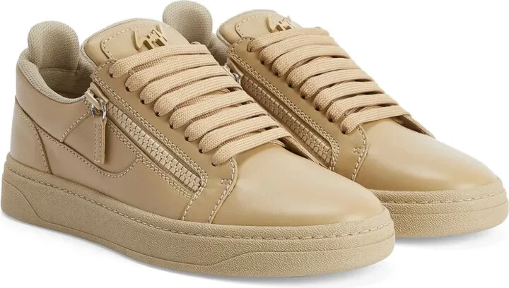 GZ94 logo-plaque leather sneakers - Image 2