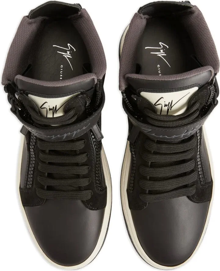 Gz94 panelled leather sneakers - Image 4