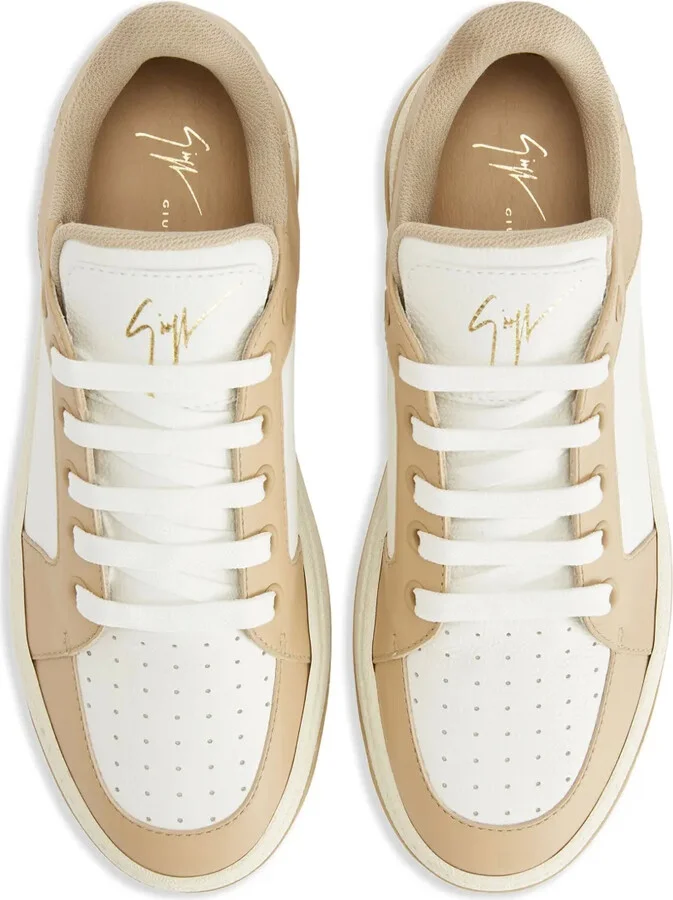 Gz94 panelled leather sneakers - Image 4