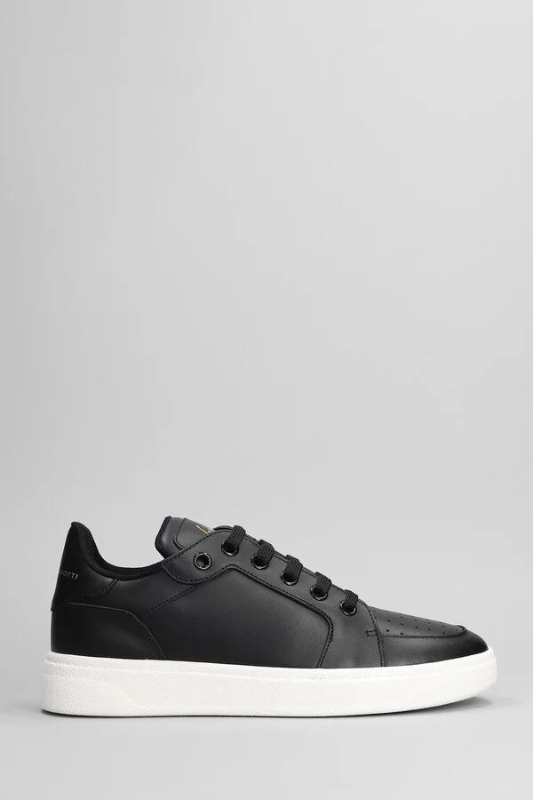 Gz94 Sneakers In Black Leather