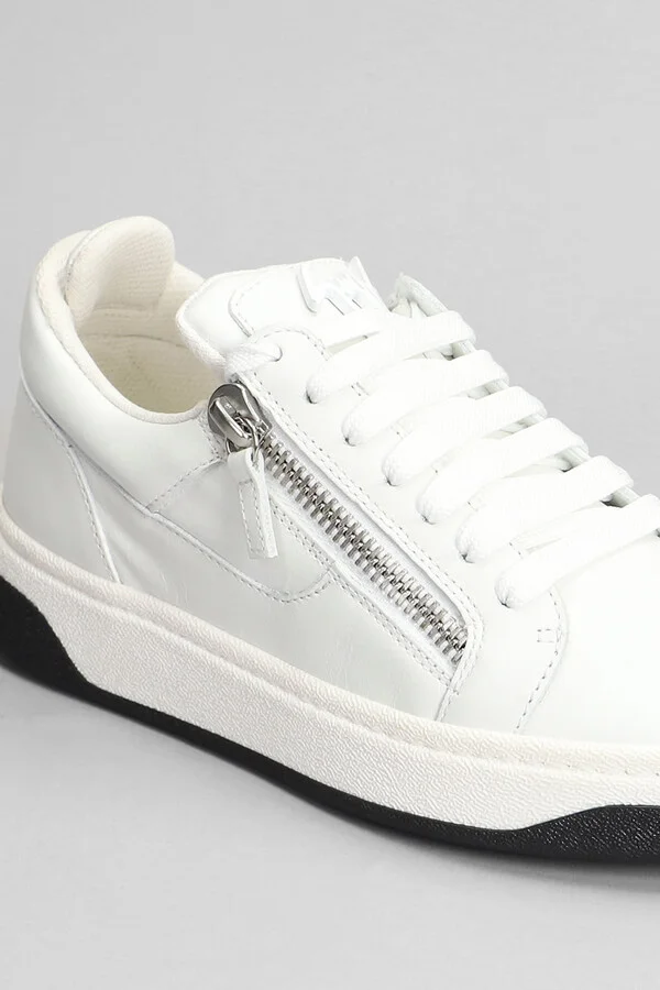 Gz94 Sneakers In White Leather - Image 5