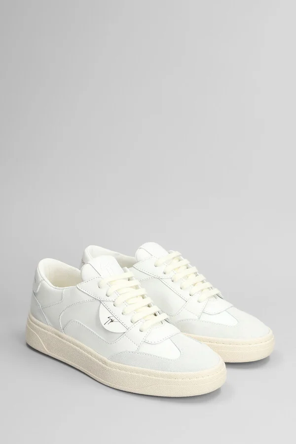 Gz94 Sneakers In White Suede And Leather - Image 2