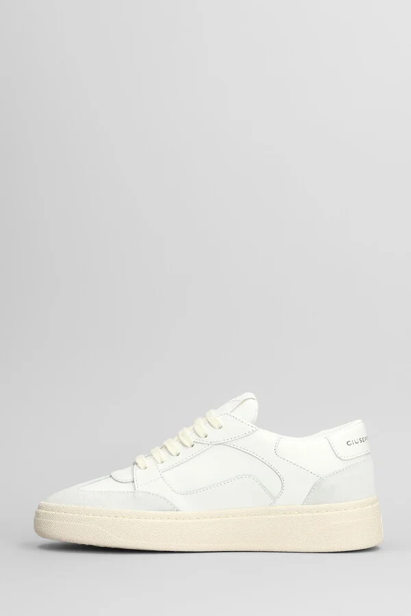 Gz94 Sneakers In White Suede And Leather - Image 3