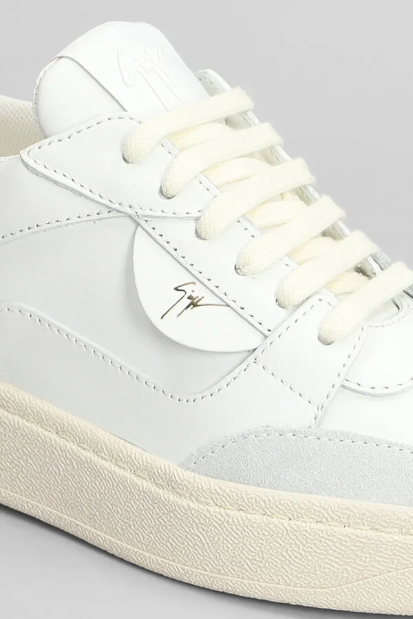 Gz94 Sneakers In White Suede And Leather - Image 5