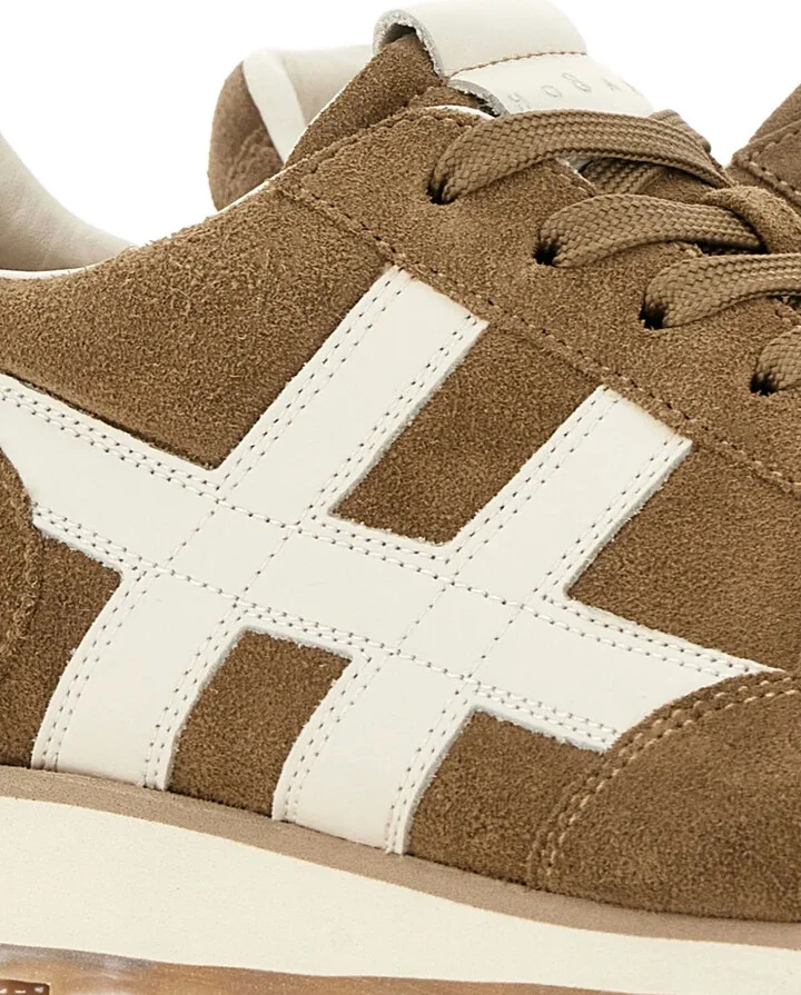 H-detail suede sneakers - Image 4