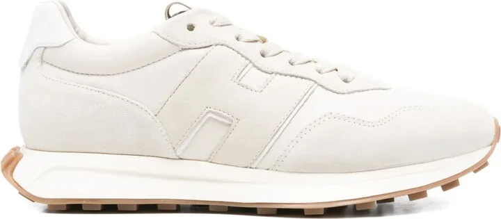 H-logo platform sneakers