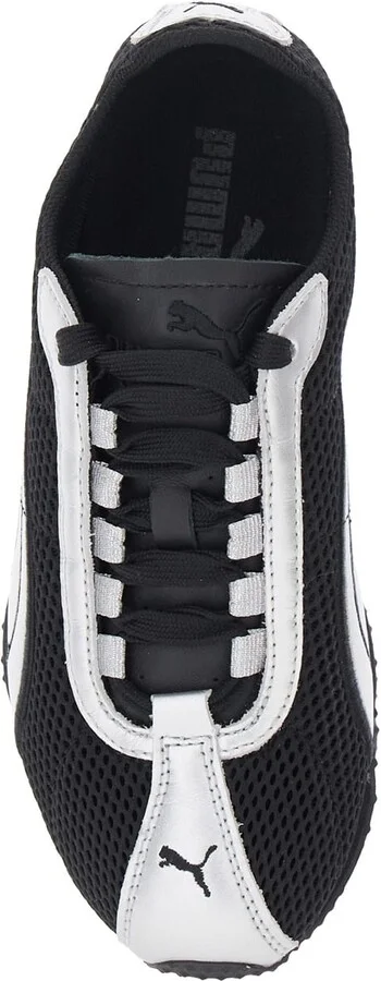 'h-street Og' Black Low Top Perforated Sneakers With Maxi Logo On The Tongue In Tech Fabric Unisex - Image 4