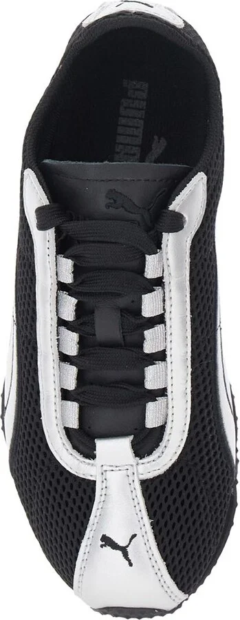 'H-Street Og' Black Low Top Perforated Sneakers With Maxi Logo On The Tongue In Tech Fabric Unisex - Image 4