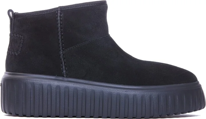 H-stripes Ankle Boots