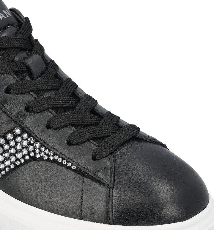 H-stripes Embellished Lace-up Sneakers