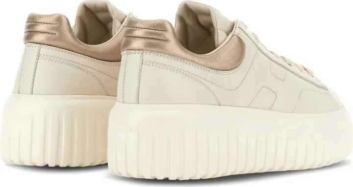 H-Stripes lace-up leather sneakers - Image 3