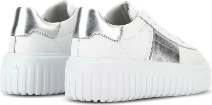 H-Stripes lace-up leather sneakers - Image 3