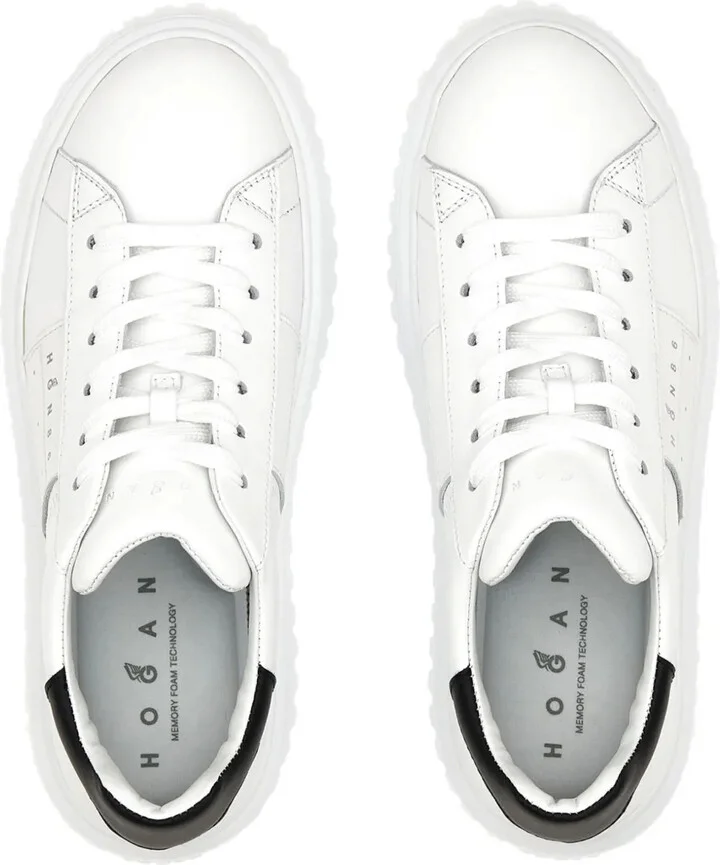 H-Stripes lace-up leather sneakers - Image 5