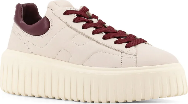 H-stripes Leather Low-top Sneakers - Image 2