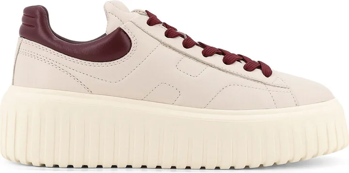 H-stripes Leather Low-top Sneakers