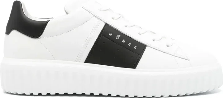 H-Stripes leather sneakers